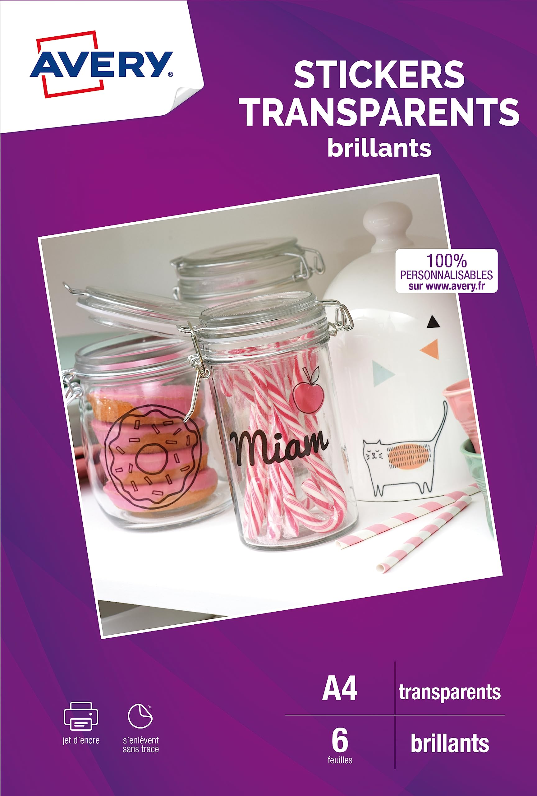 6 Clear Inkjet Printable – A4