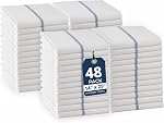 Lane Linen Kitchen Towels Set - 100% Pure Cotton Dish Towels for Kitchen, Super Absorbent Kitchen Hand Towel, Blue Tea Towels, Soft & Durable Dish Cloths, Pack of 12 – 15”x25”, Blue Chambray