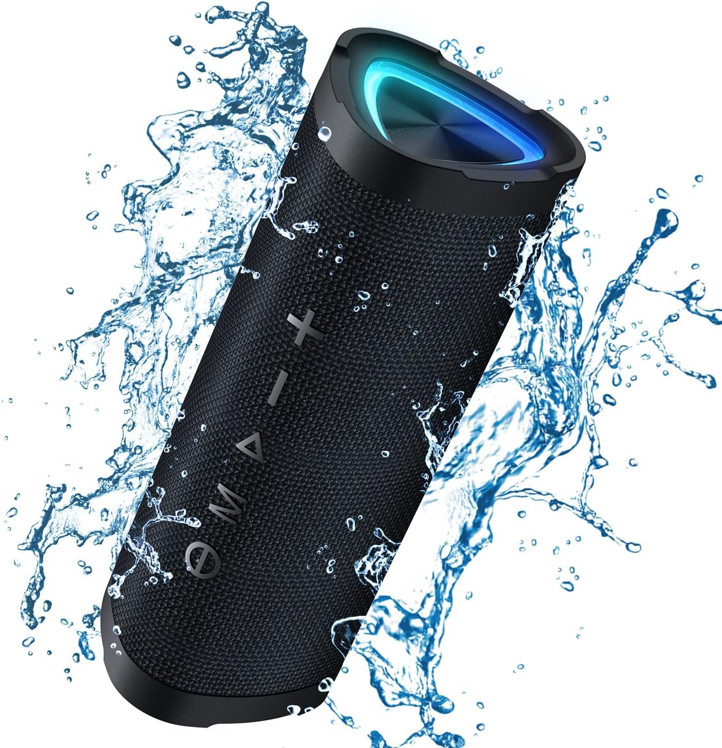 Bluetooth Speaker, Vanzon V40 Portable Bluetooth Speaker, 24W Stereo Sound Wireless Speaker with IPX7 Waterproof, 24H Playtime,TWS Pairing and Colorful RGB Lights for Outdoor/Home/Party,Gift Ideas