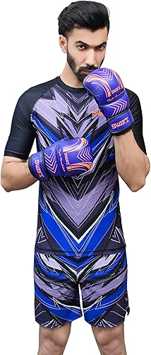 Miniatura 2 de Guantes Fight Revolution de piel de vaca de alta calidad, guantes de palma abierta, Muay Thai, Kick Boxing, duraderos, transpirables, guantes