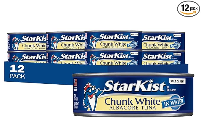 StarKist Chunk White Albacore Tuna in Water - 5 oz Can (Pack of 12)