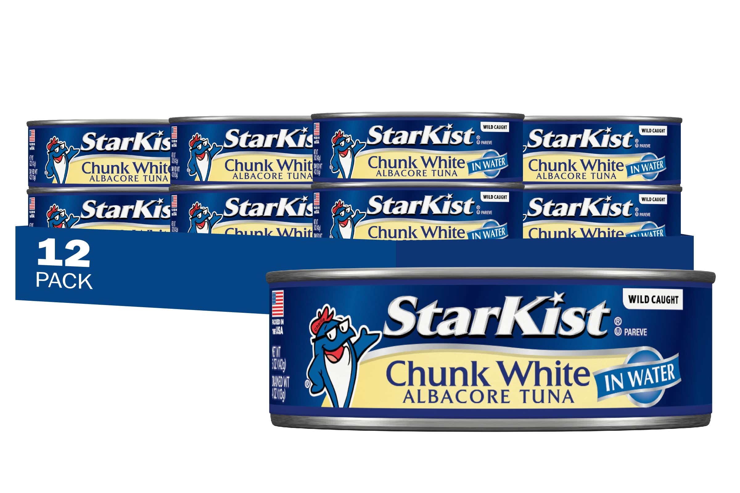 StarKist Chunk White Albacore Tuna in Water - 5 oz Can (Pack of 12)