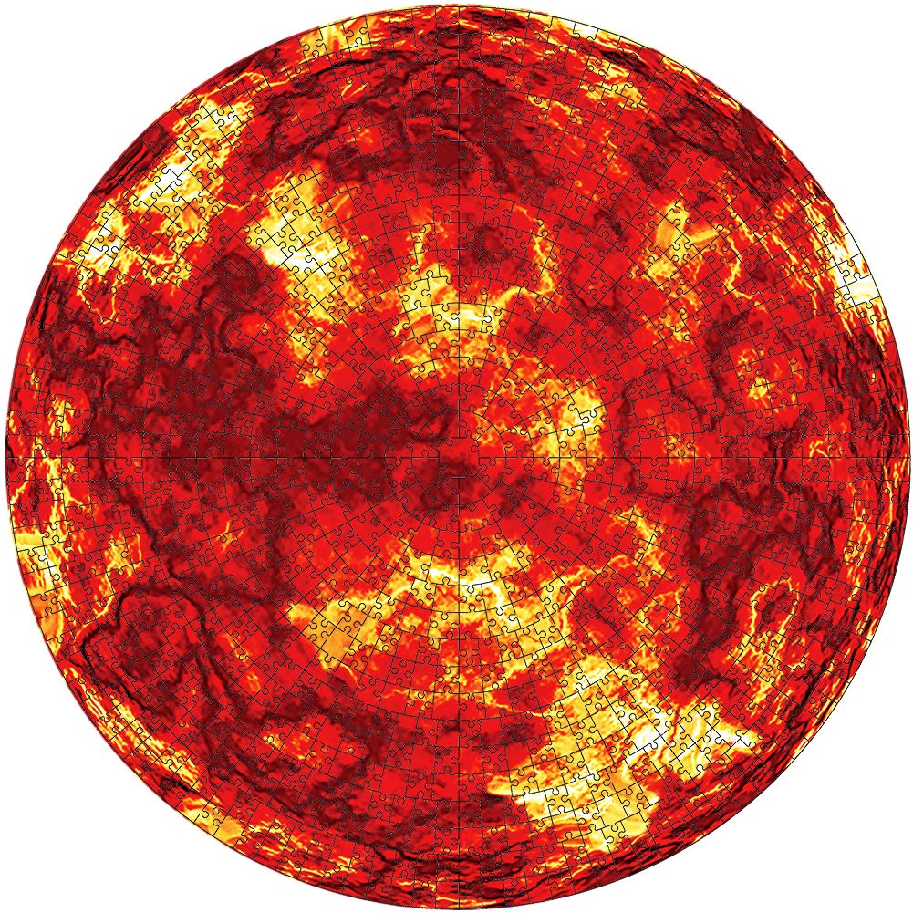 Sun Jigsaw Puzzles 1000 Pieces - Difficult Circular Jigsaw Puzzle for Adults - Planet NASA Jigsaw Puzzle，Cool Jigsaw Puzzle, The First Choice for Leisure, Collection, Parent-Child Games