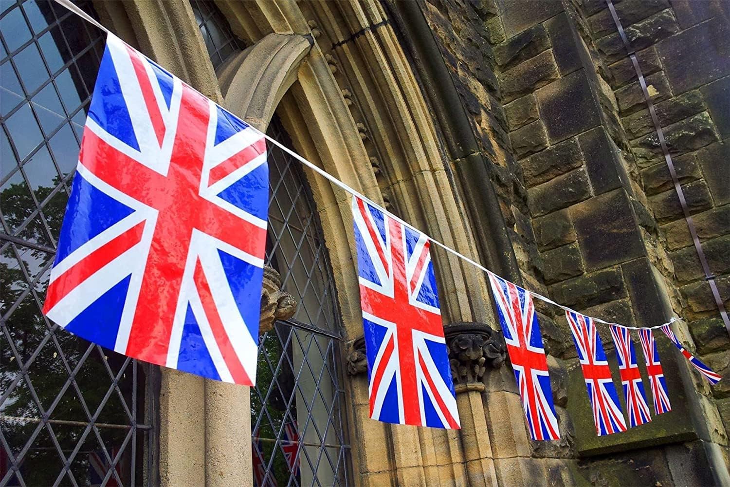 Hsthe Sea Union Jack Bunting Flag 40pcs British Banners - Image 3