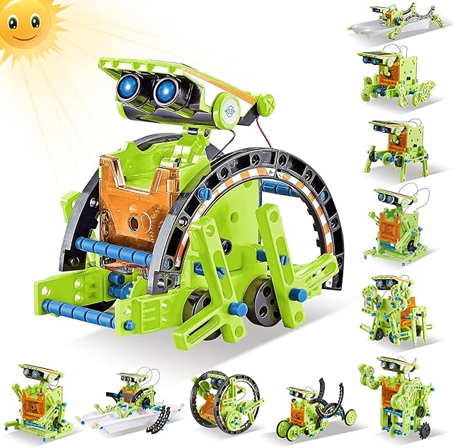 JOYENDER 12-in-1 STEM Robot Toys, Solar Power Science Kits Gifts for Kids Age 8 9 10 11+, Teenage Engineering Construction Educational Toys, Building Toys for 8 9 10 11 12 Year Old Boys Girls