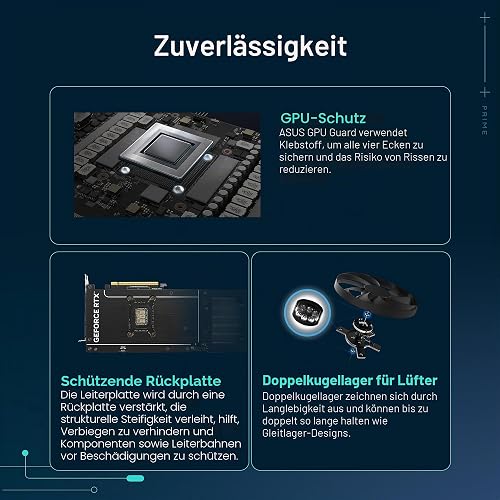 ASUS La carte graphique Prime GeForce RTX 5080 OC Edition 16 Go GDDR7 prête pour SFF (PCIe 5.0, 16 Go GDDR7, HDMI/DP 2.1, 2.5 fentes, ventilateurs de technologie axiale, caméra de vapeur, double BIOS) - 4