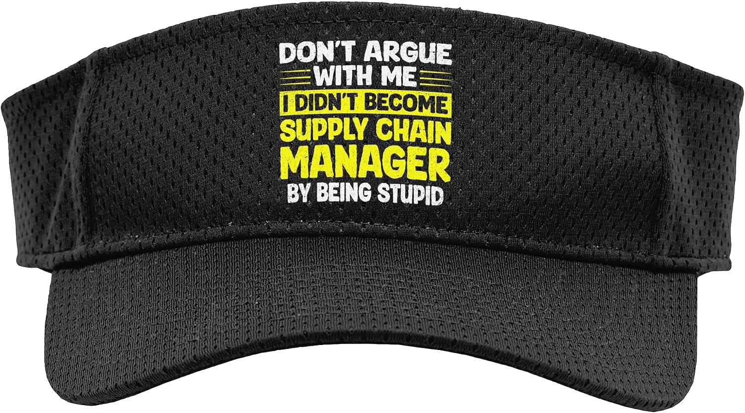 Funny Supply Chain Manager Sport Sun Visor