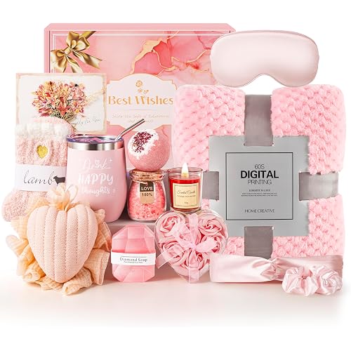 Mothers Day Gifts for Women,Mothers Day Gifts Baskets for Mom, Happy Birthday Gift Ideas Basket