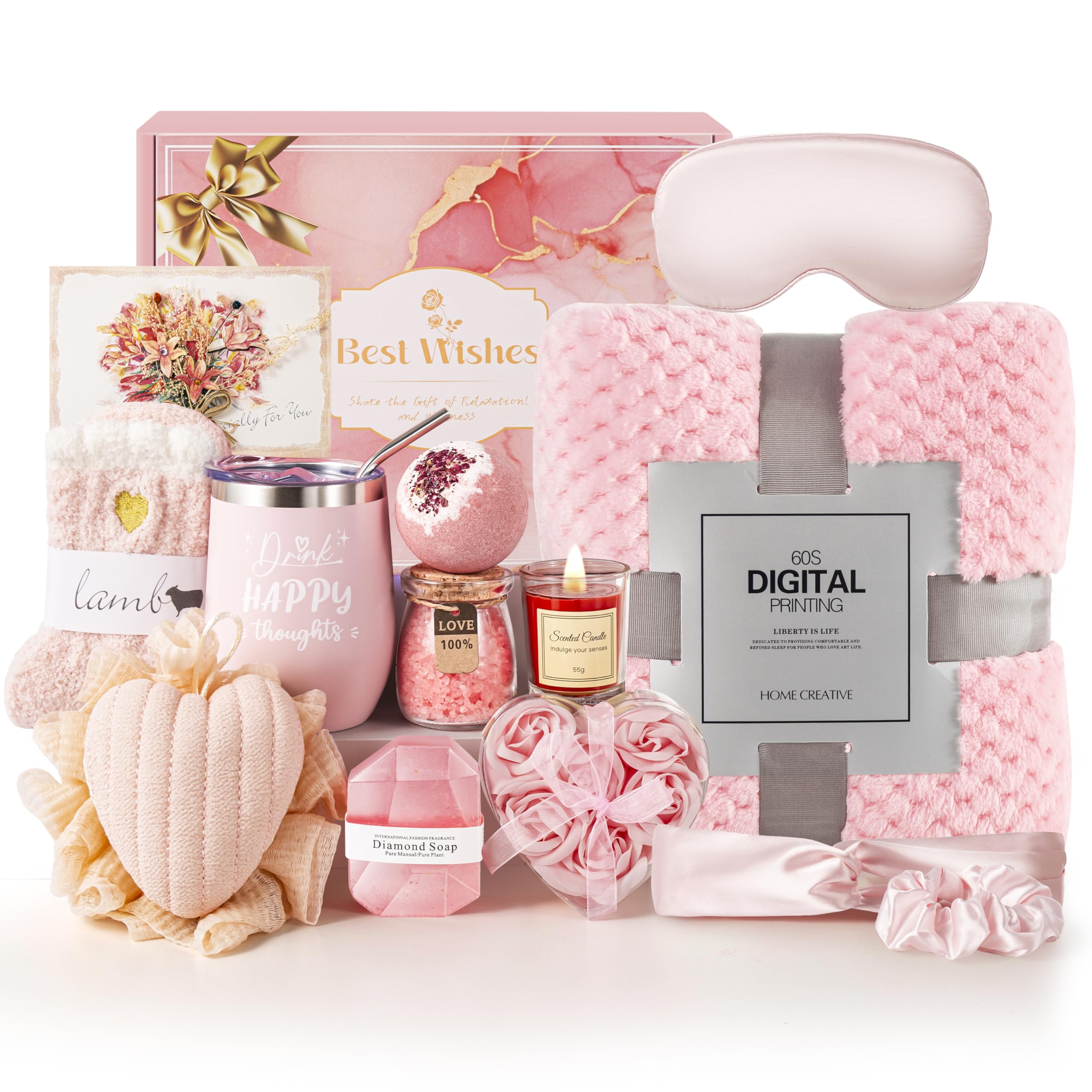 Mothers Day Gifts for Women,Mothers Day Gifts Baskets for Mom, Happy Birthday Gift Ideas Basket