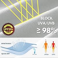 Vista 3 de Willit - Vestido de playa para mujer, de manga larga, con protección solar UPF 50+