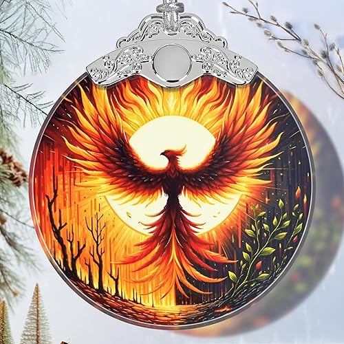 Miniatura 21 de Adorno de Navidad de dragón volador de vidrieras, decoración del hogar, decoración de árbol, idea de intercambio de regalo Dragón volador,Hada