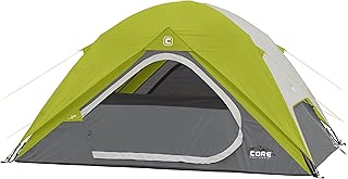 CORE Equipment 4 Person Instant Dome Tent - 9' x 7', Green - coolthings.us