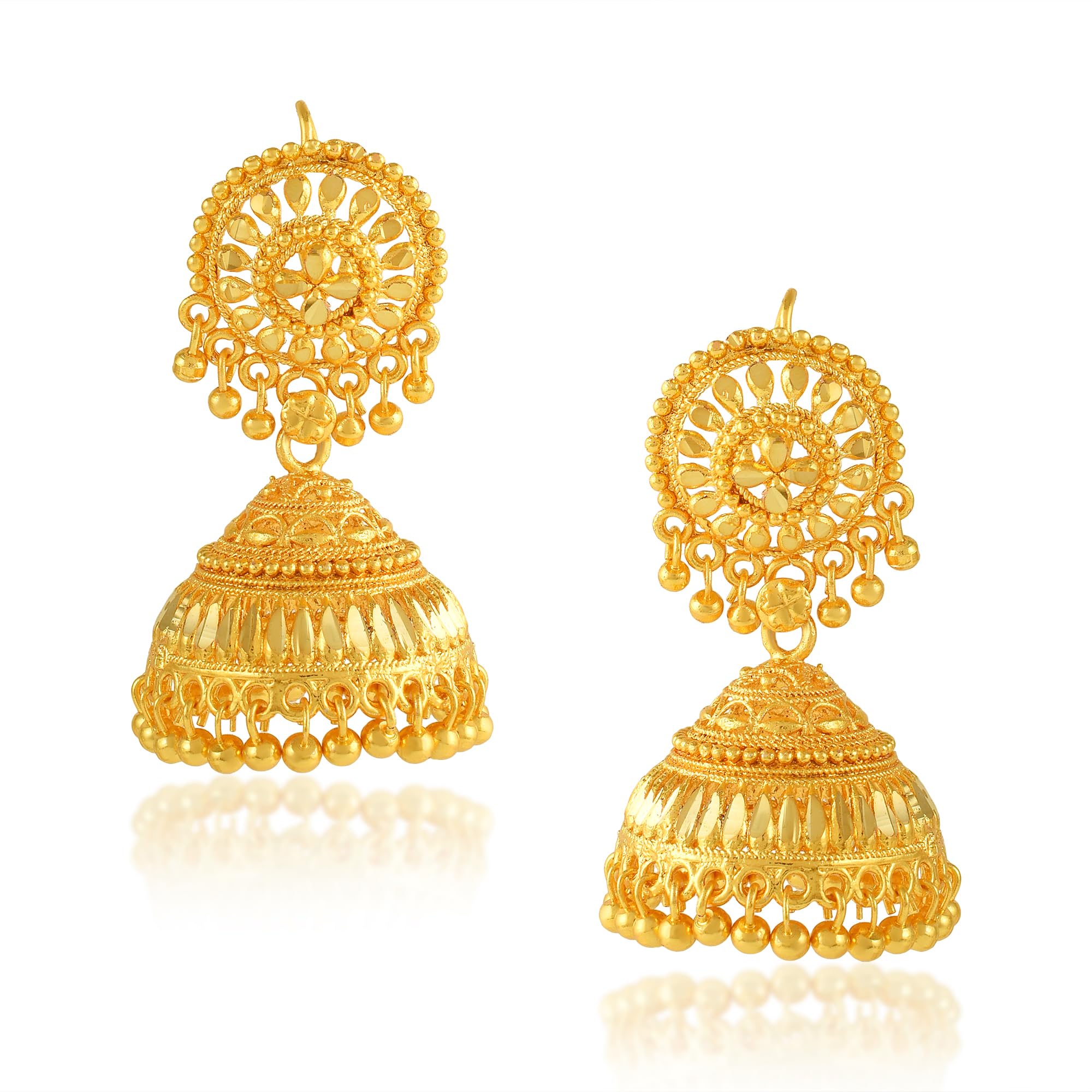 Superstore18 Brass Micron 1 Gram Gold Women Jhumka earrings Traditional (SST2650JHAT) (B0CTQ5TJL9) Amazon Price History, Amazon Price Tracker