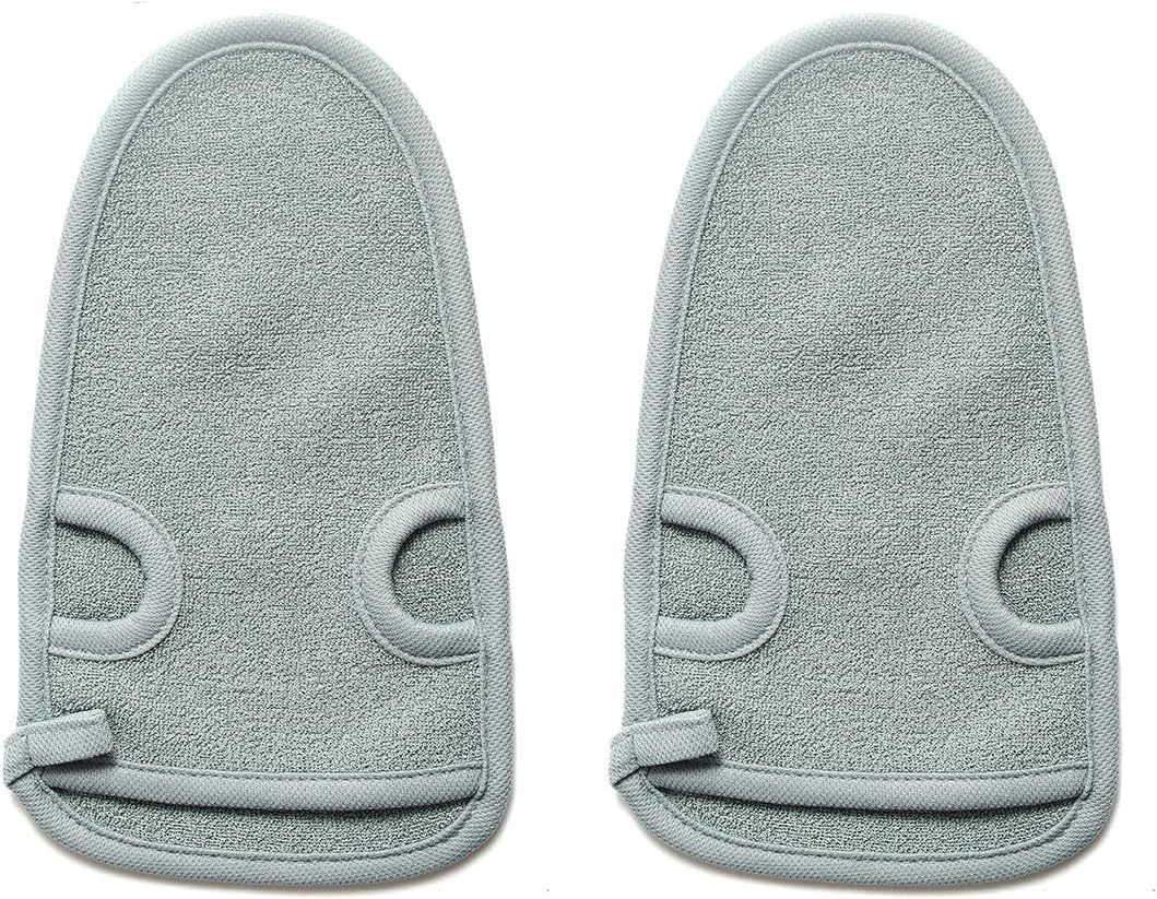 2 PCS Exfoliating Bath Gloves, Scrub Body, Cellulite Remover, Skin