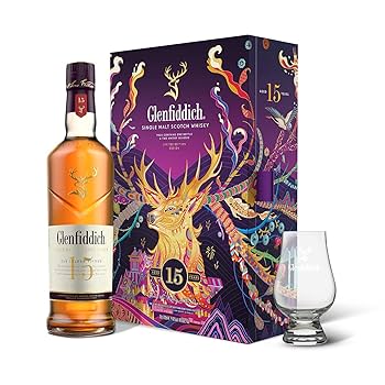 Glenfiddich 15 Years 700ml ギフトボックス入り Glenfiddich 15yrs Single Malt Whisky CNY Gift Box 700ml