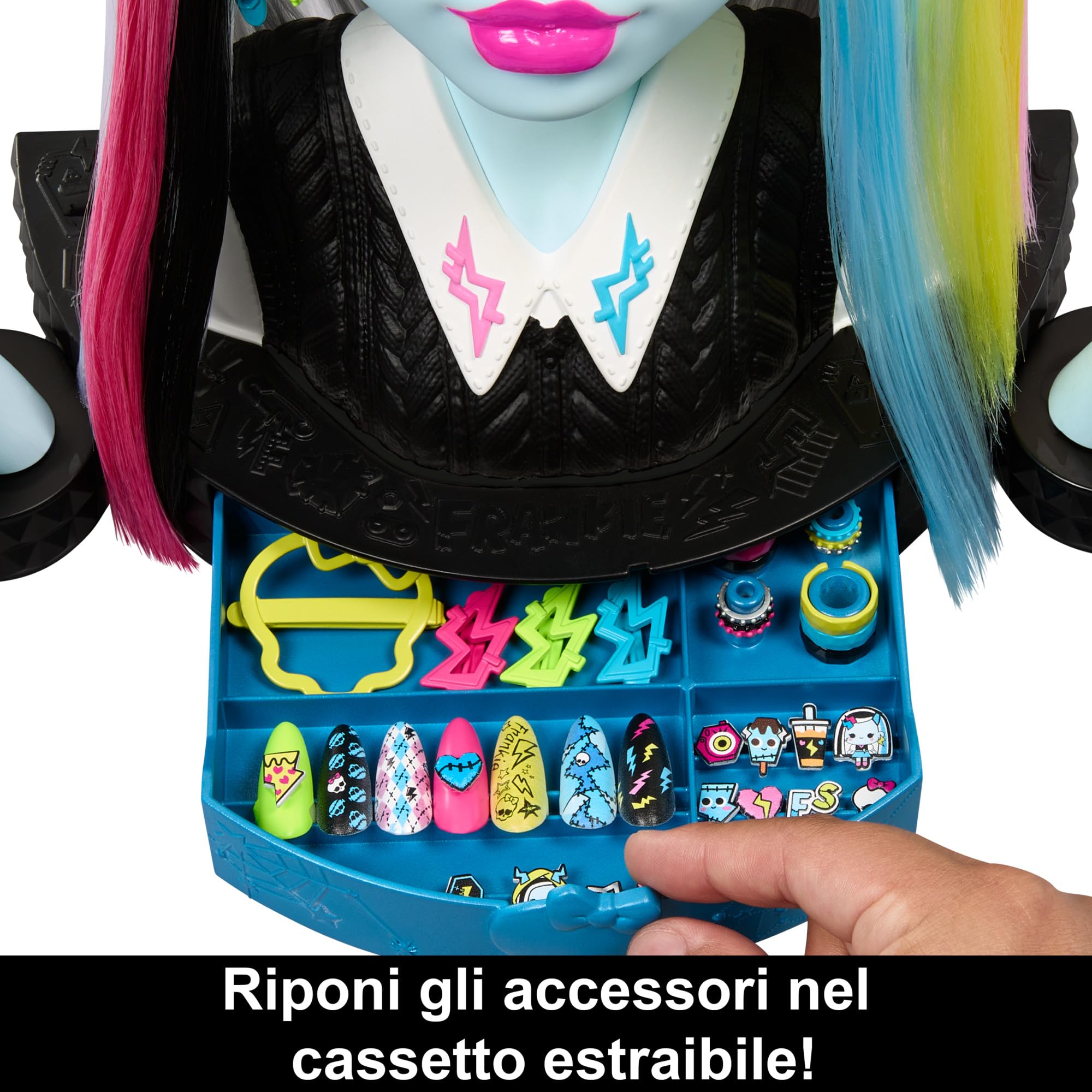 Monster High Bambola MH Frankie Styling Head