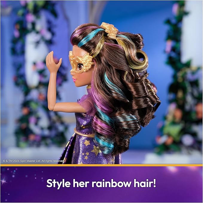 Unicorn Academy, Sophia Masquerade Ball Doll with 9 Accessories, 9.5”, Dolls & Unicorn Toys, Gifts & Stocking Stuffers for Girls