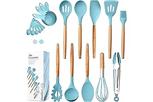20-Piece Blue Silicone Kitchen Utensil Set: Elevate Your Culinary Creations with Vibrance
