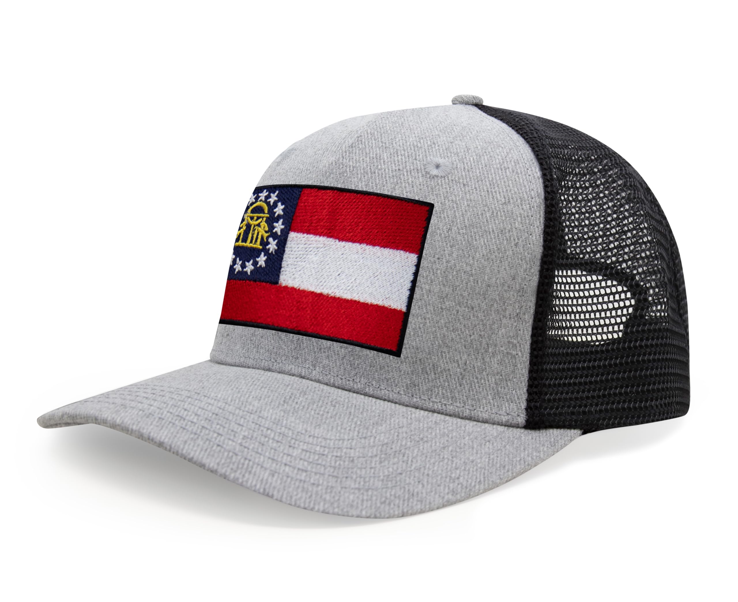 International Tie State Hat for Men and Women, Adjustable Snapback Trucker Baseball Cap with Embroidered Patch