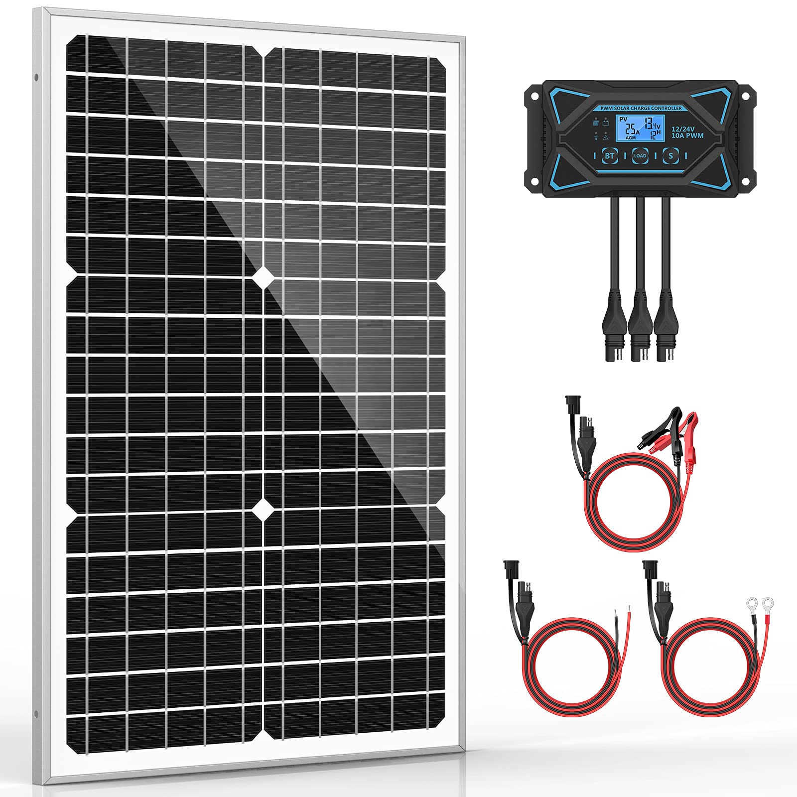 Buy 30W 12V Solar Panel Kits 12 Volt 30 Watt Mono Crystalline Solar