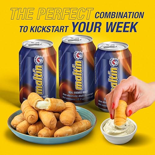 Miniatura 2 de Maltin Polar Bebida de malta sin alcohol - Bebida natural de azúcar de caña (paquete de 6)