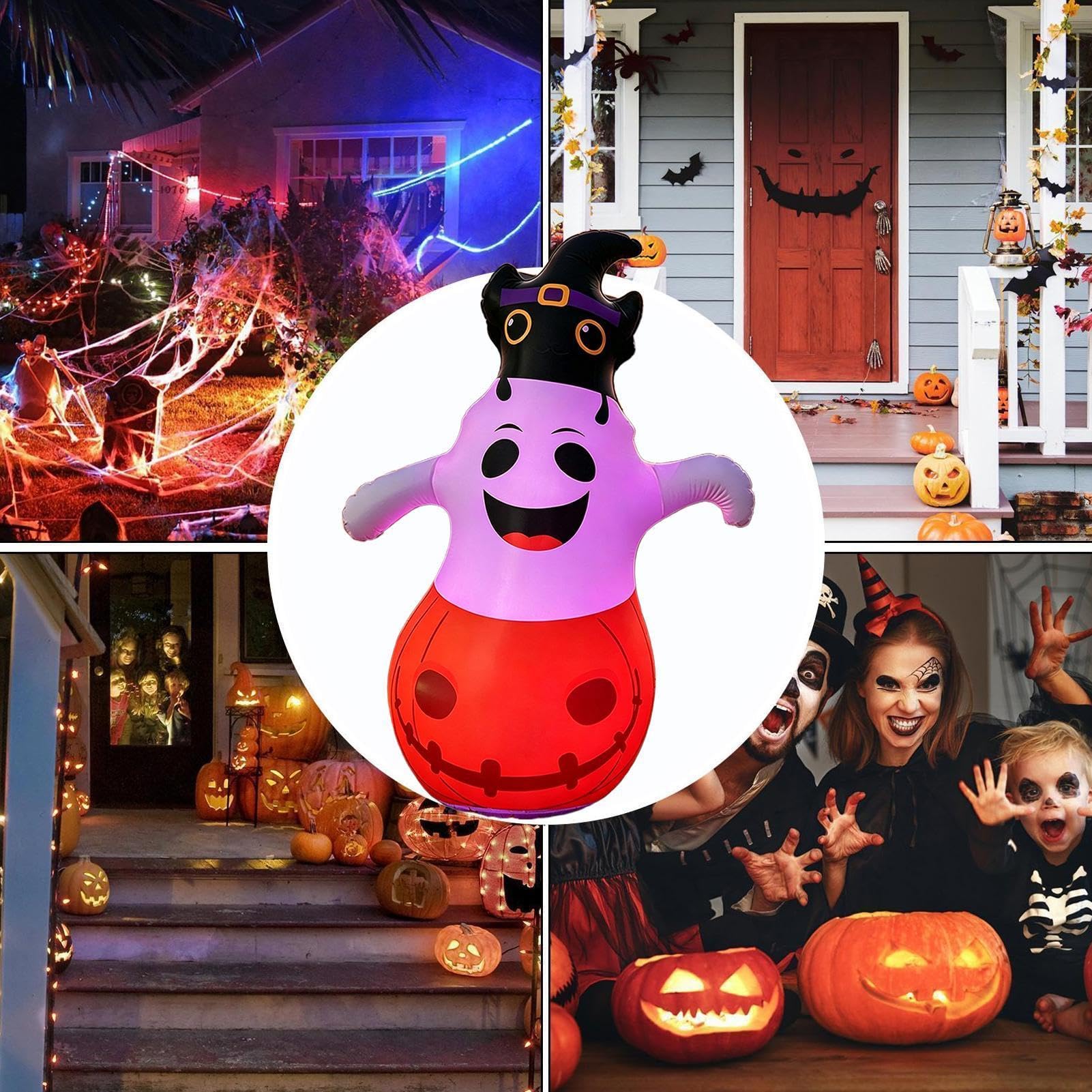 Hinchables Halloween Hinchables Calabaza Fantasma Tumbler Patio