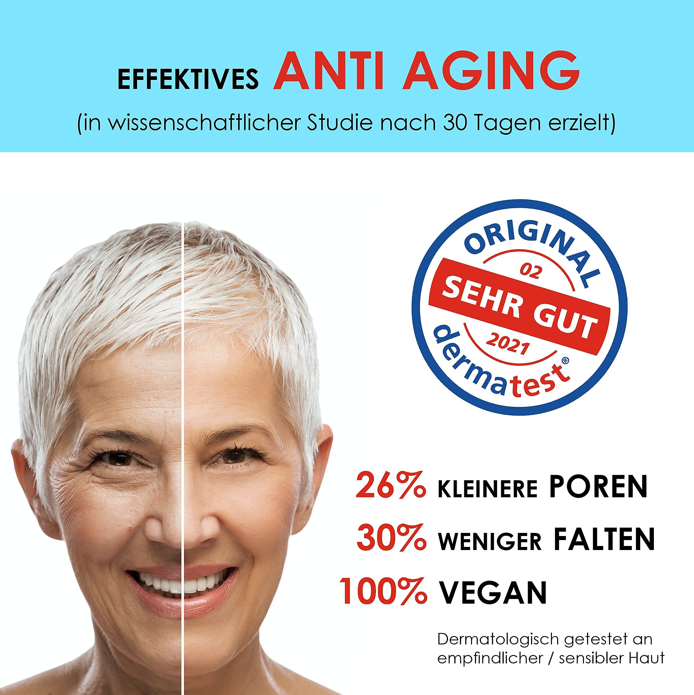 Hyaluron Serum hochdosiert mit Q10 - anti aging - anti Falten Gesichtspflege - Hyaluronsäure Faltenfiller - Porenverfeinerer - nachhaltige Kosmetik aus Deutschland - vegan - 100ml