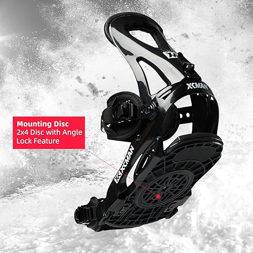 Miniatura 6 de XCMAN Fijaciones de snowboard para apoyar tu movimiento, las últimas fijaciones diseñadas para hacer que el snowboard sea más seguro y fácil.