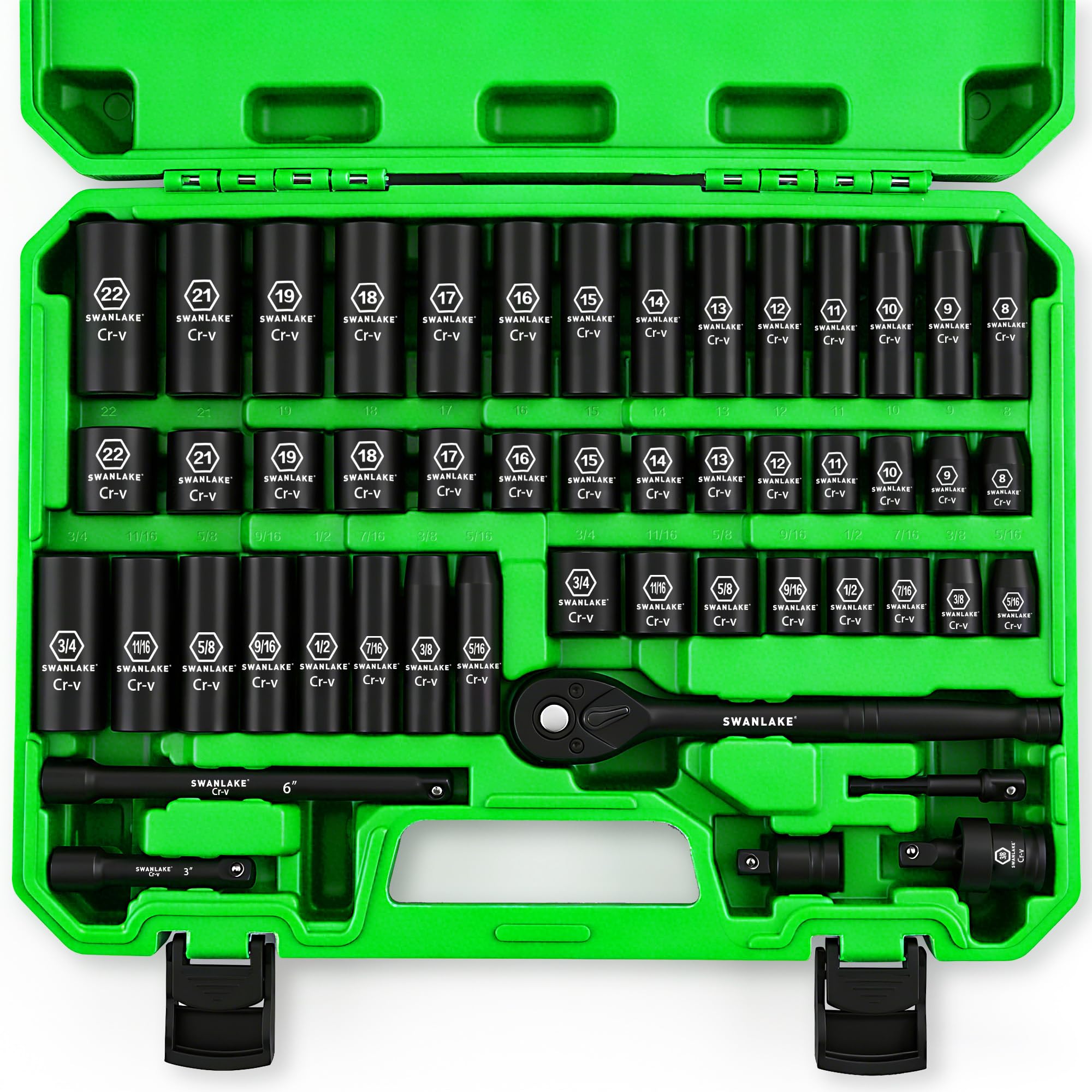 SWANLAKE 3/8" Impact Set