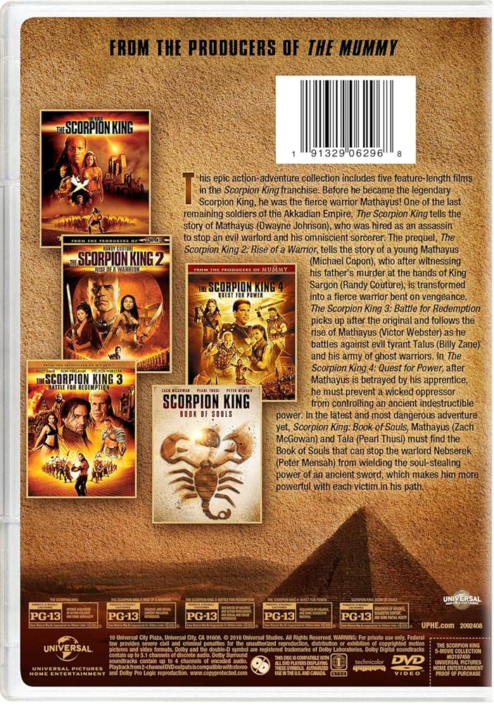 その他 The Scorpion King: 5-Movie Collection [DVD] The Scorpion King: 5-Movie Collection (Blu-ray) 191329072493