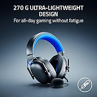 Vista 7 de Razer BlackShark V3 X HyperSpeed Wireless Gaming Headset for PS5: 50mm Drivers - Cardioid Mic - 2.4 GHz, Bluetooth - Works with PC, Mac, Nintendo