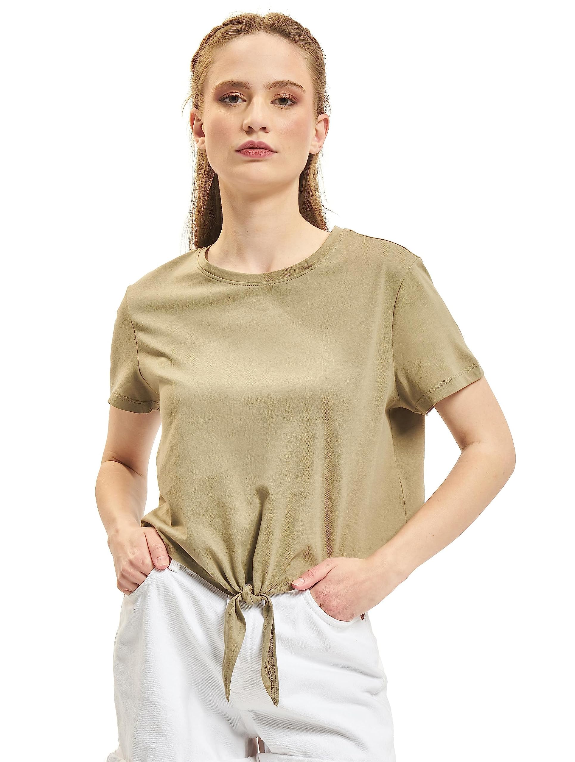 Only Onlmay S/S-Camiseta de Nudo Corto Jrs Mujer