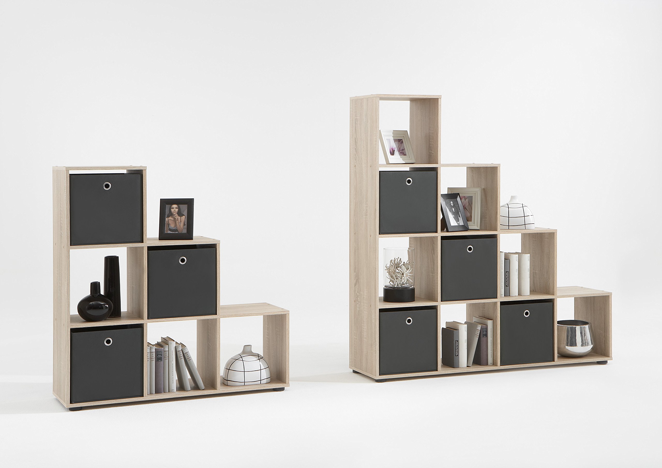 FMD furniture Paravent en chêne NB env. 105 x 108 x 33 cm
