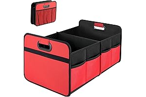 Brica Out N About Trunk Organizer, Standard, Red