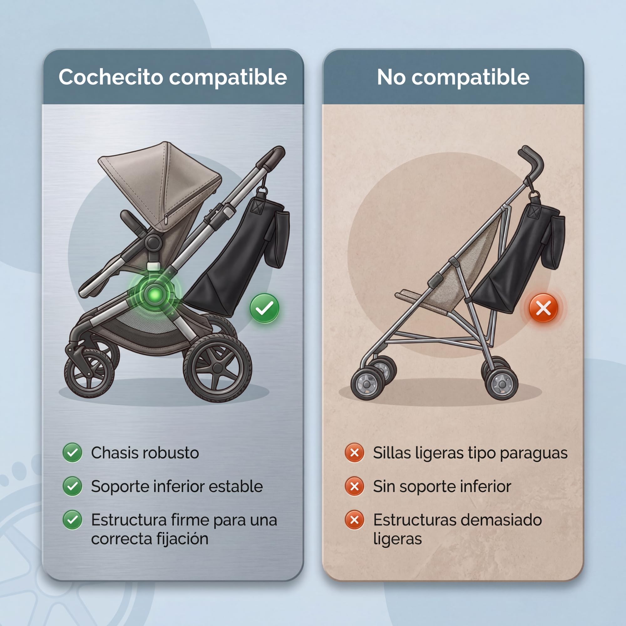 Asiento Extra Carro Bebé Convierte tu Carro en Gemelar Asiento para Descanso de Hermano Mayor Esta Hamaca Textil Compacta es una Alternativa al Patinete Carro Bebe (Color Negro)