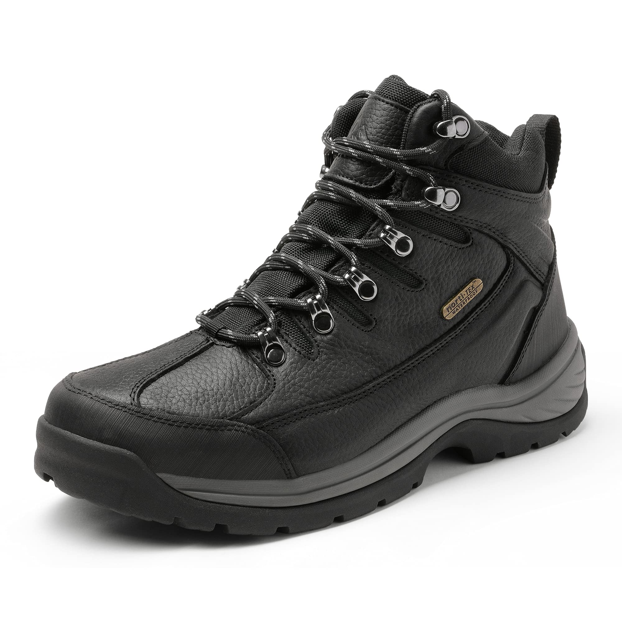 NORTIV 8 Men's Waterproof Steel Toe Work Boots Safety Construction Boots