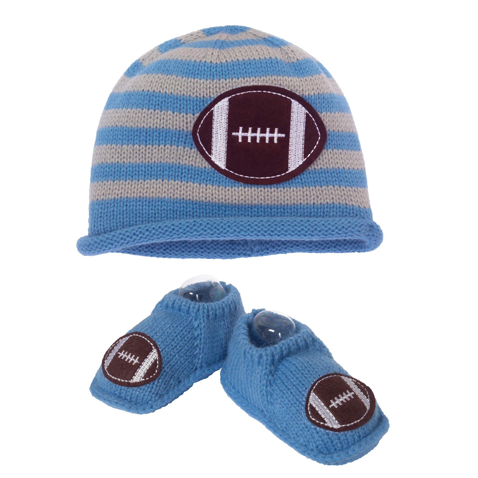 baby-boys Sweater Baby Hat and Booties