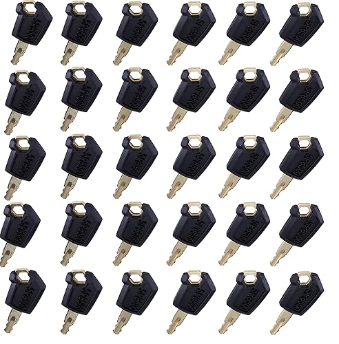 Miniatura 2 de JEENDA 30 llaves de encendido 5P8500 5P-8500 para cargadores de equipos pesados Caterpillar CAT Excavadoras Bulldozers 0964753 0966198 8V4404 9G2777