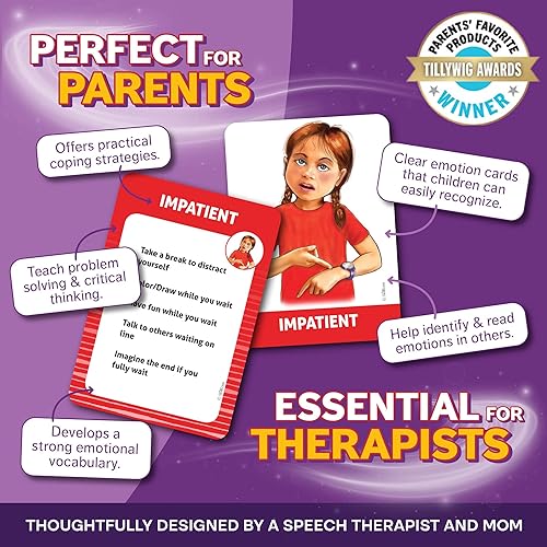 Miniatura 6 de Tarjetas y juego de emociones explosivas: 2 en 1, diversión familiar divertida, aprendizaje socioemocional, tarjetas de sentimiento para niños,