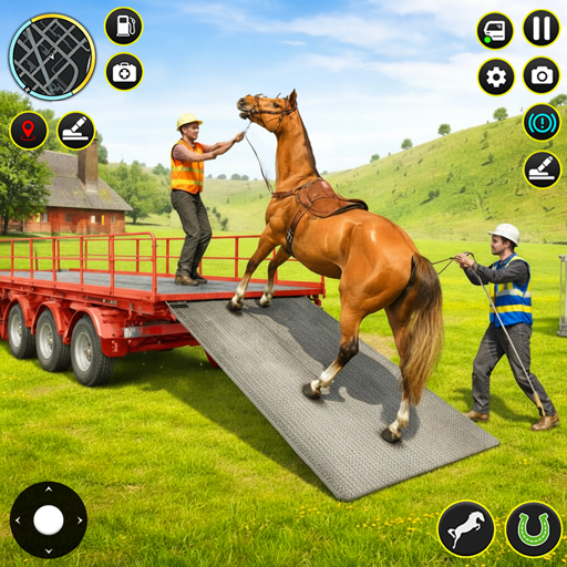 Safari Zoo Animal Transport Games - Wild Horse Transportation 3d