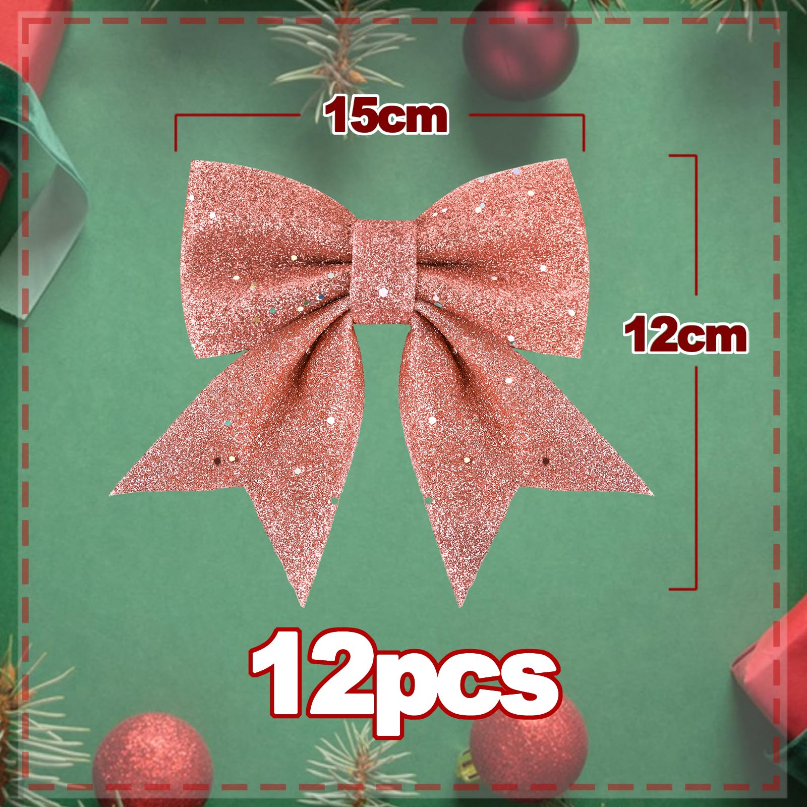 Sourcing Map Lot De 5 Grands Nœuds à Tirer De 20,3 Cm - Rose