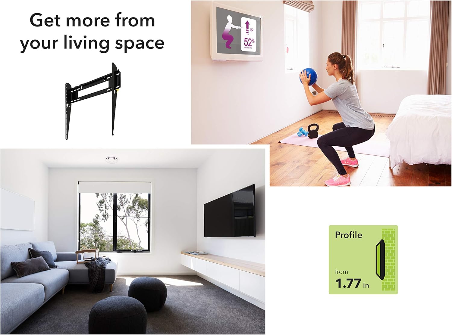 Gеt Sресіаl Prісе AVF EL800B-A Flat to Wall, Low Profile TV Wall Mount for 40-Inch to 80-Inch TVs, Black, Fits Most 40”, 42”, 46”, 47”, 50”, 55”, 60”, 65”, 70”, 75”, 80”. Universal Bracket and VESA 50x50 to 600x400 40% оƒƒ Dіѕсоunt AVF EL800B-A Flat to Wall, Low Profile TV Wall Mount for 40-Inch to 80-Inch TVs, Black, Fits Most 40”, 42”, 46”, 47”, 50”, 55”, 60”, 65”, 70”, 75”, 80”. Universal Bracket and VESA 50x50 to 600x400