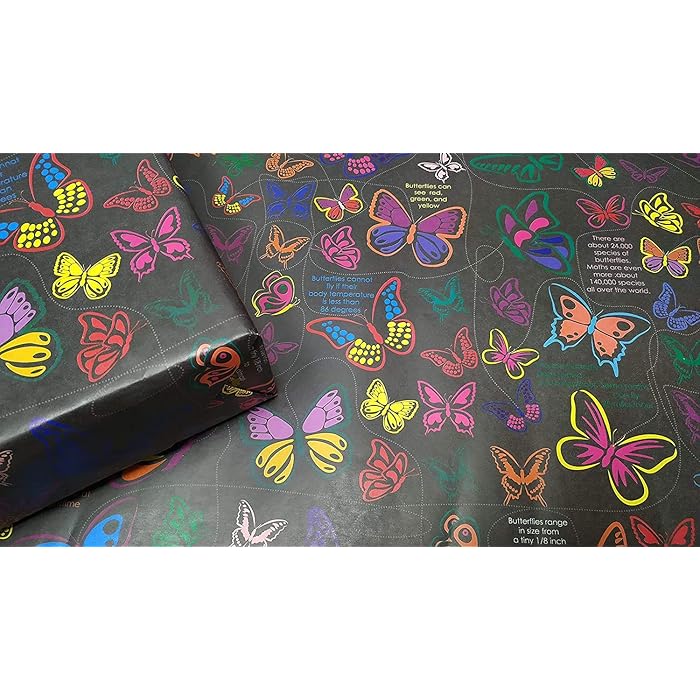 Buy eVincE thoughtful PRESENTations Butterfly Gift Wrapping Paper