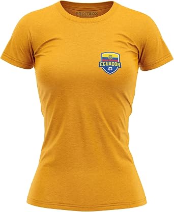 Ecuador Badge Soccer Jersey Football Shirt for Women, Americas Football Apparel Gifts, Ecuadorian Soccer Shirt
