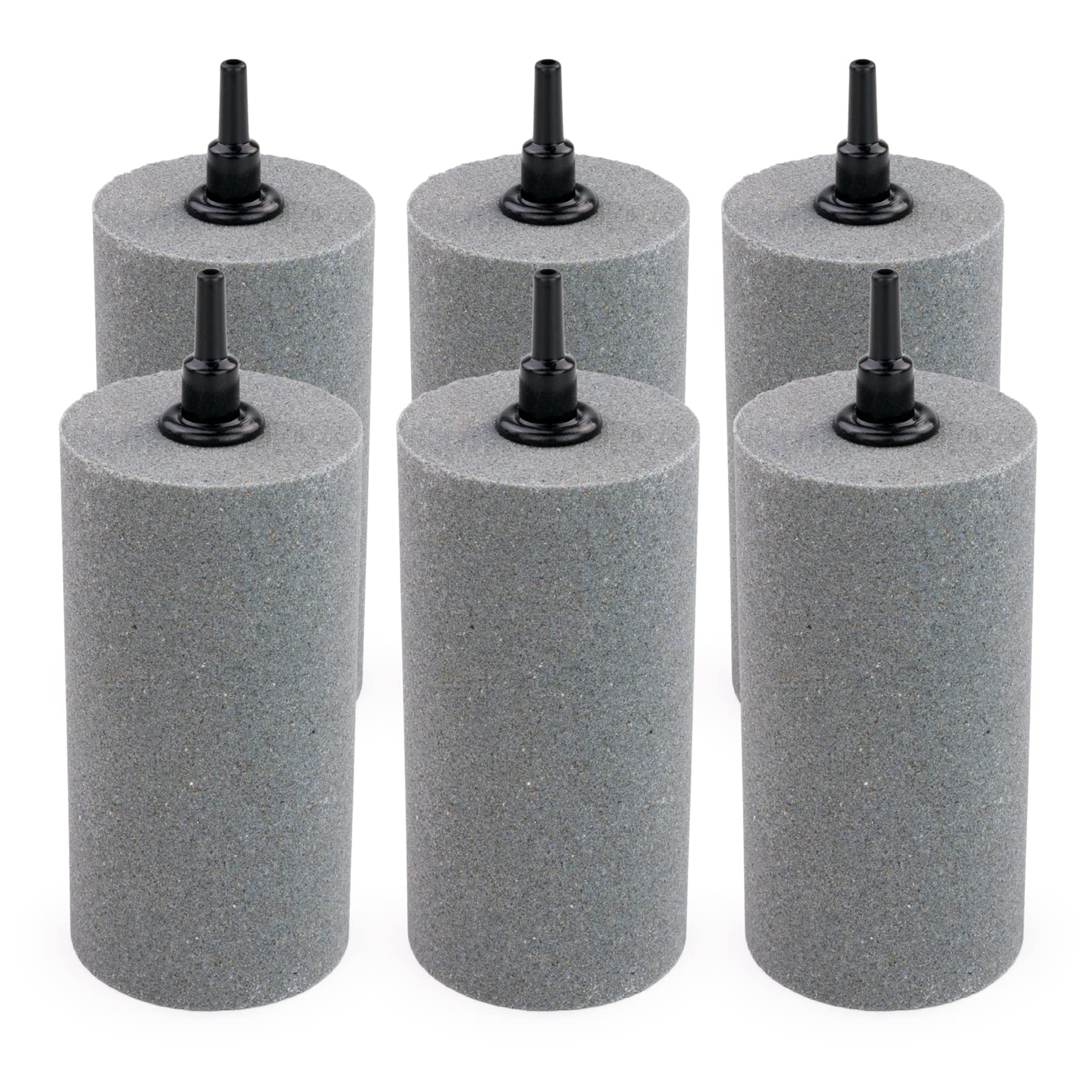 Pisces 6X Pond Or Aquarium Airstone Tall Cylinder 50X100mm Air Diffuser For Airpumps