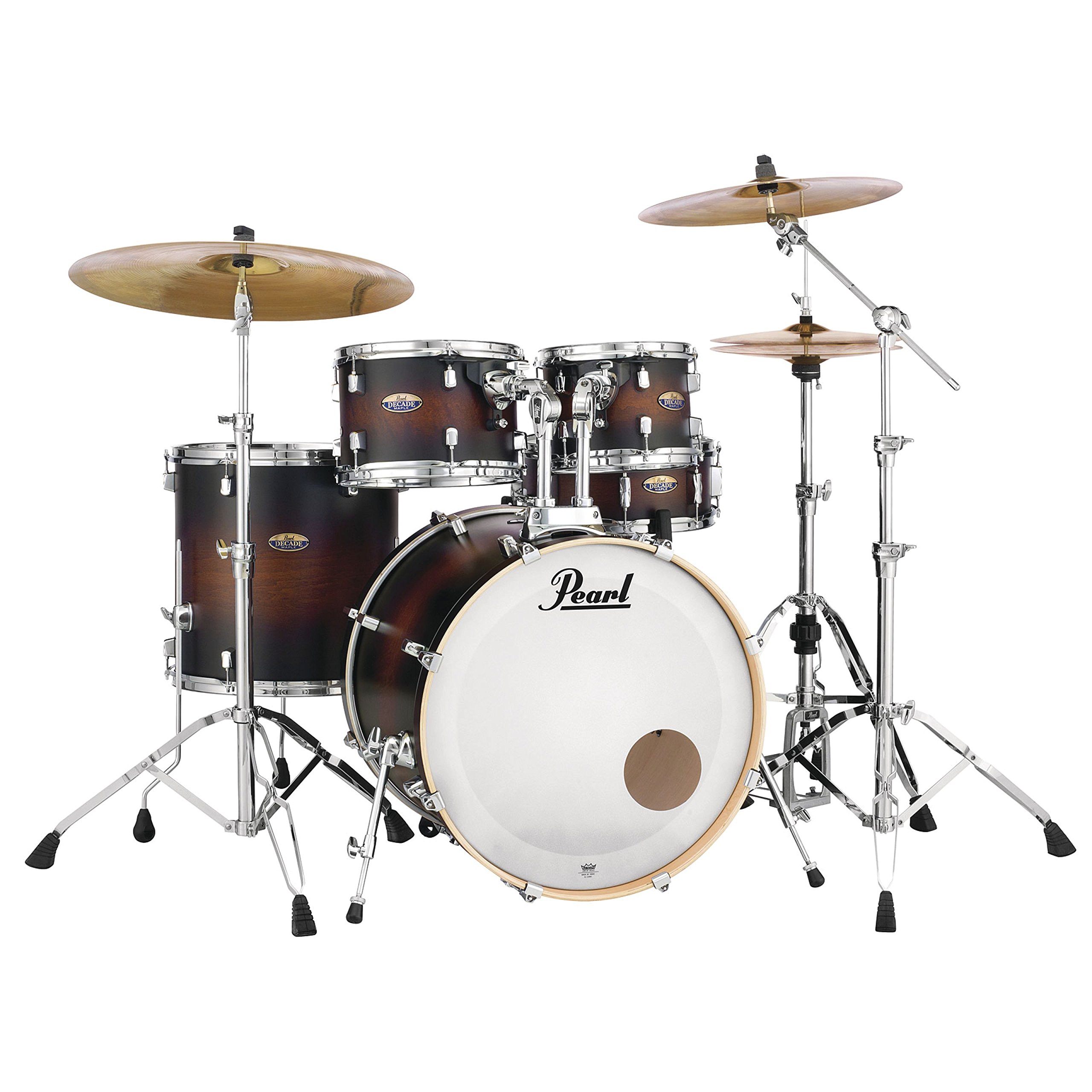 DMP 5pc Shell Pack 2218B/1007t/1208t/1616 F/1455S/hwp830, Satin Brown Burst