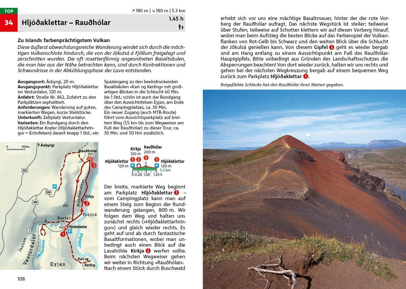 ROTHER Wanderführer Island. 66 Touren auf der Insel aus Feuer und Eis – zu Wasserfällen, Gletschern und Vulkanen: Mit ROTHER App und GPS-Tracks zum Download