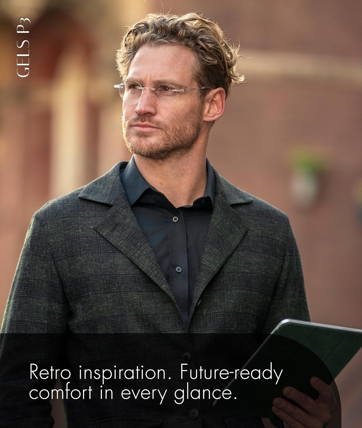 Scojo New York Gels P3 Round Reading Glasses, Ultra-Lightweight Rimless Readers For Women And Men, Scratch Resistant - Image 7