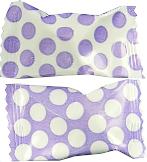 Big Dots Lavender Buttermints by Hospitality Mints, Appx 300 mints, 7-Ounce Bags (Pack of 6), White