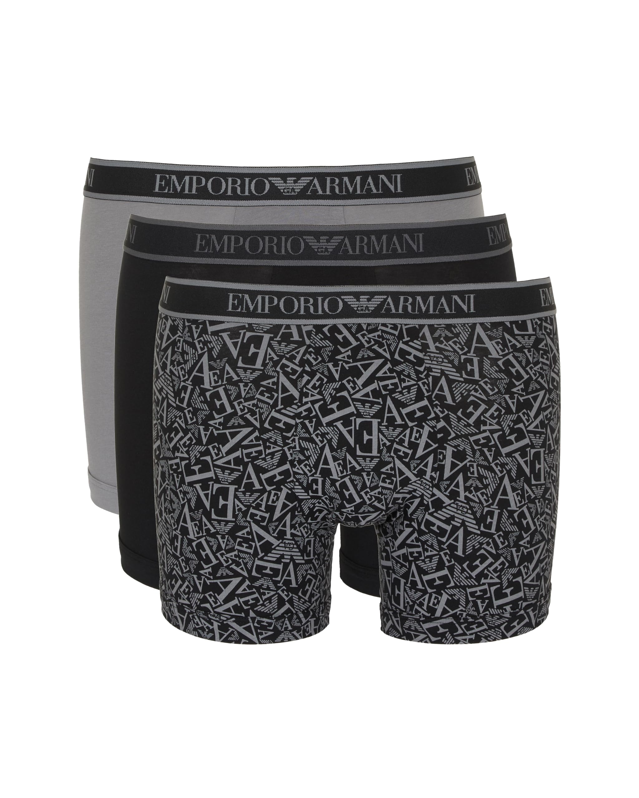 Emporio Armani Man's CORE Logoband 3-Pack Boxer Black L